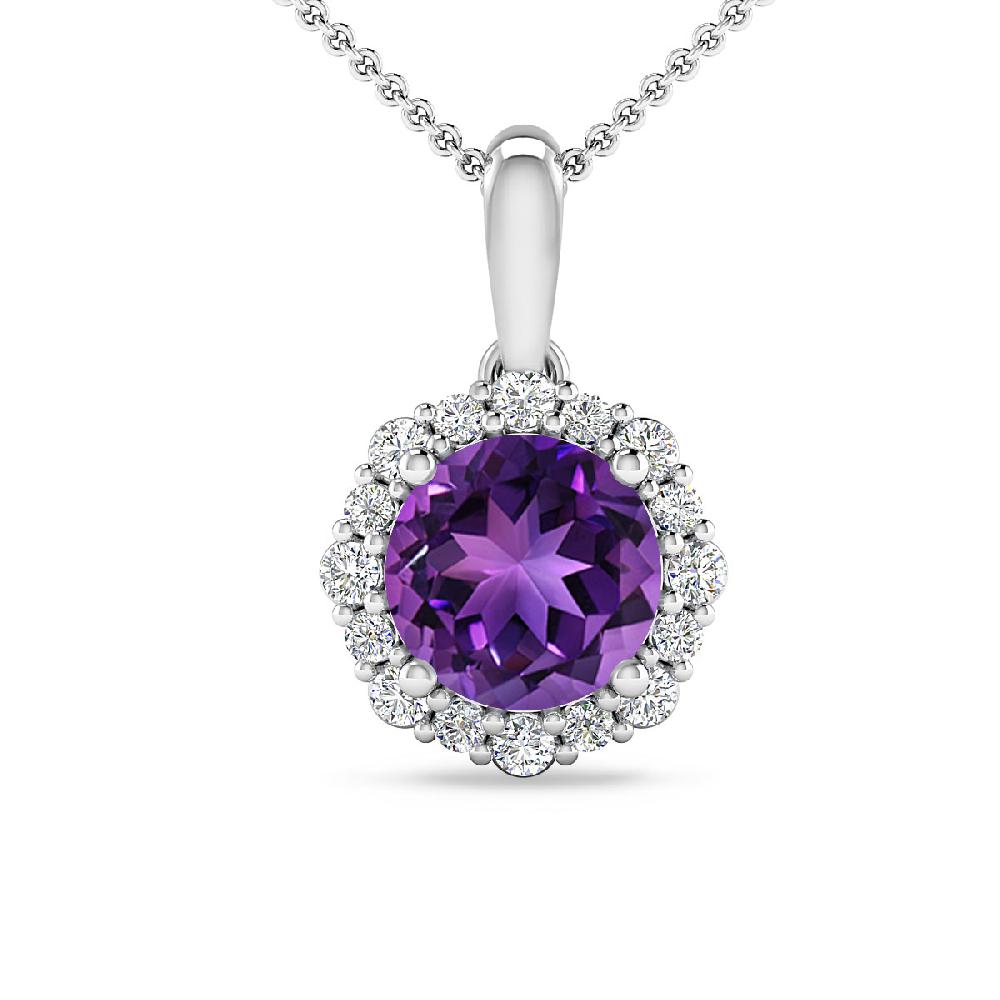 White Gold - Amethyst