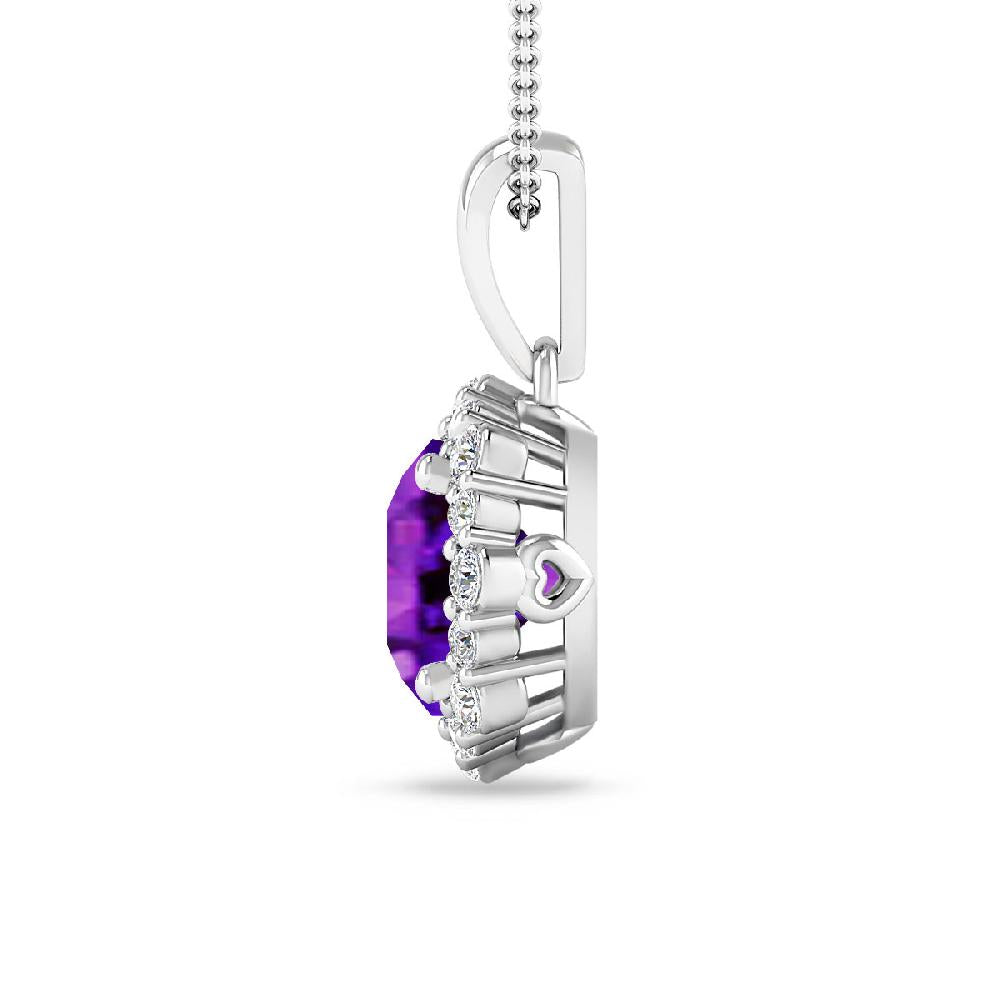 White Gold - Amethyst