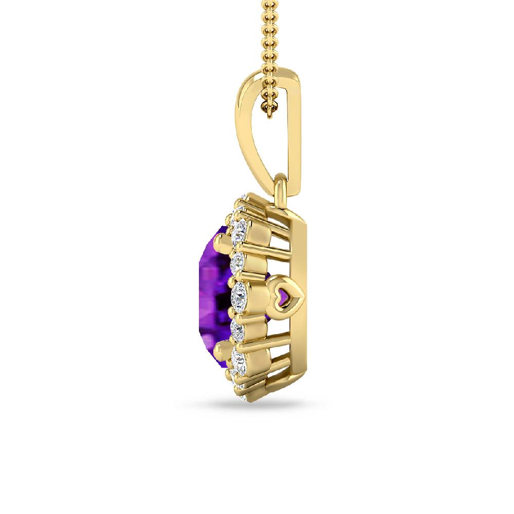 Yellow Gold - Amethyst