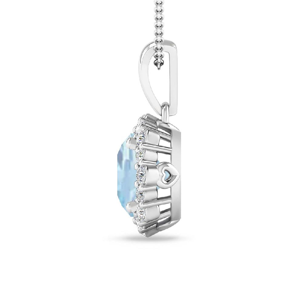 White Gold - Aquamarine