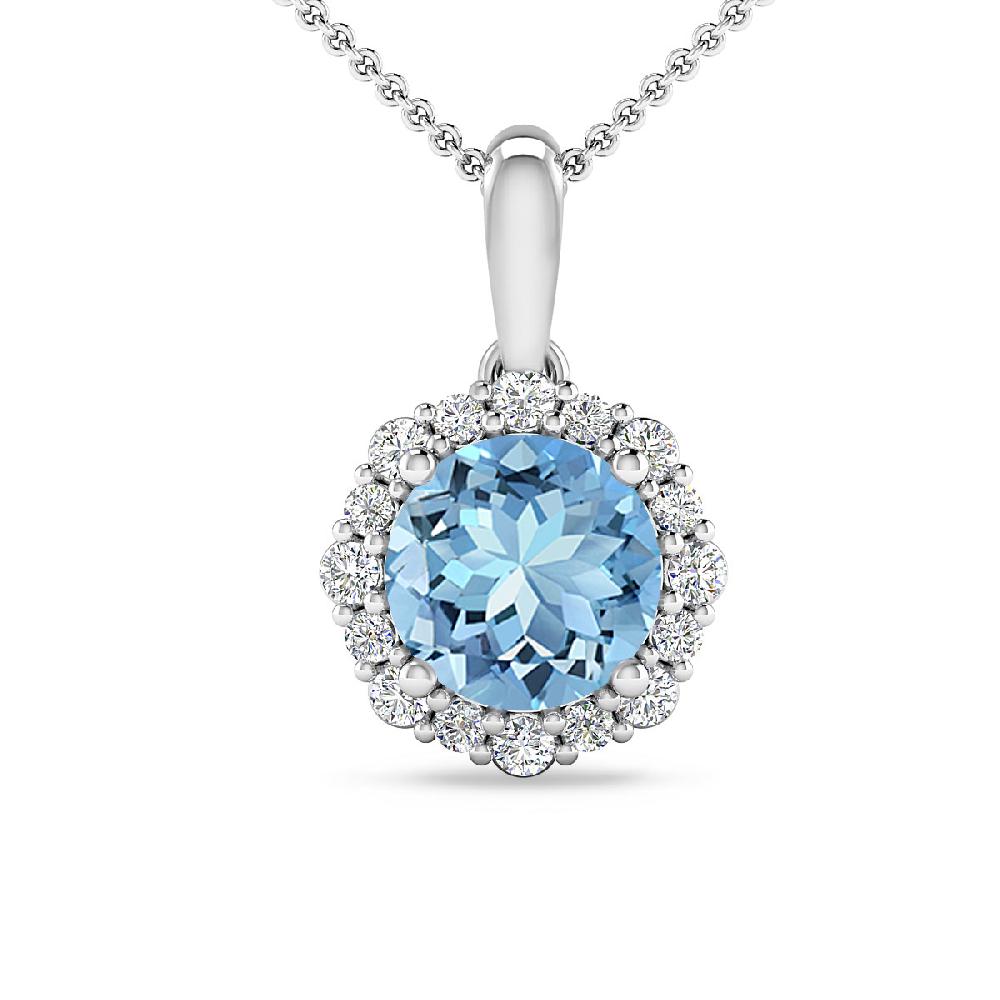 White Gold - Aquamarine