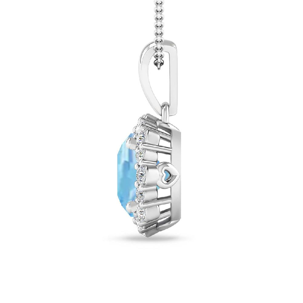 White Gold - Aquamarine