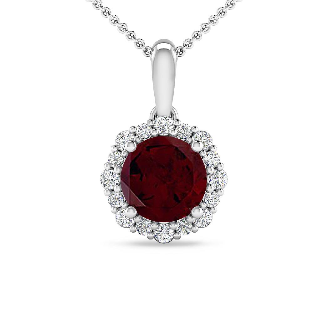 White Gold - Garnet