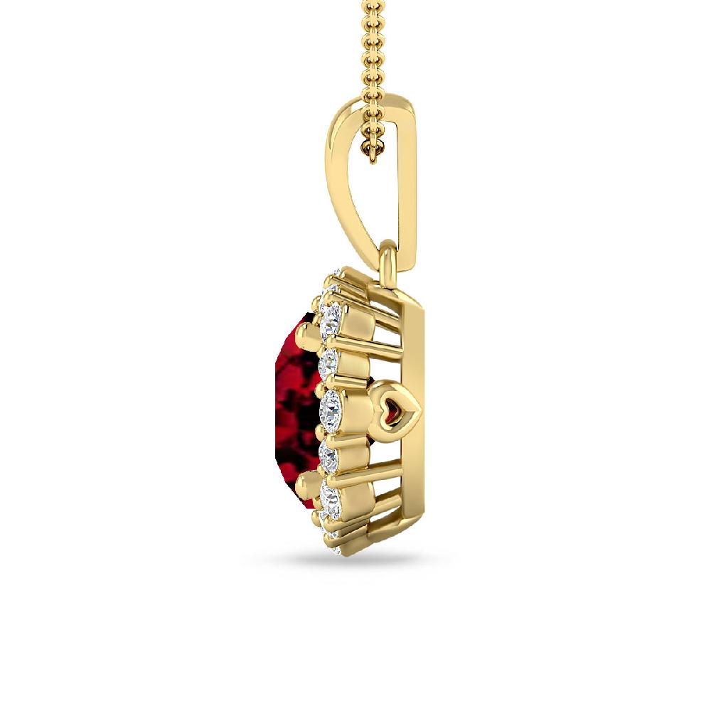 Yellow Gold - Garnet