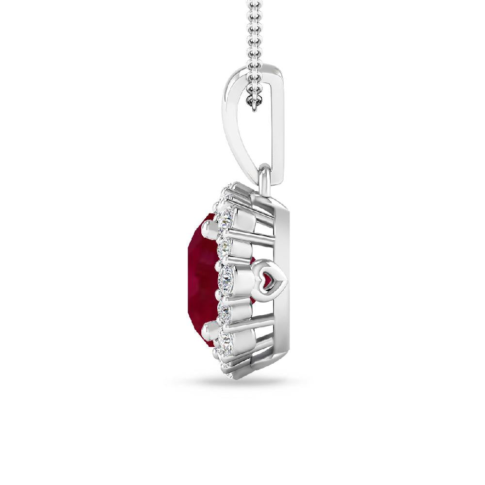 White Gold - Ruby