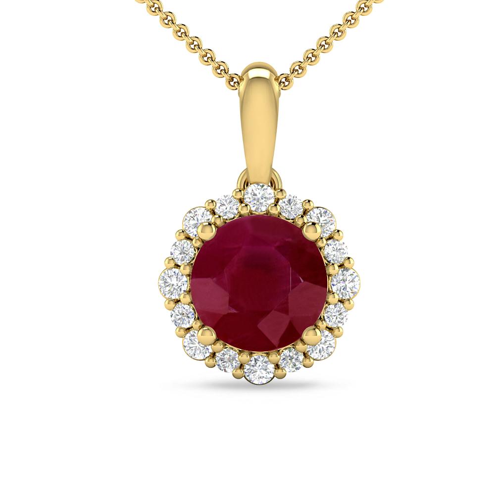 Yellow Gold - Ruby