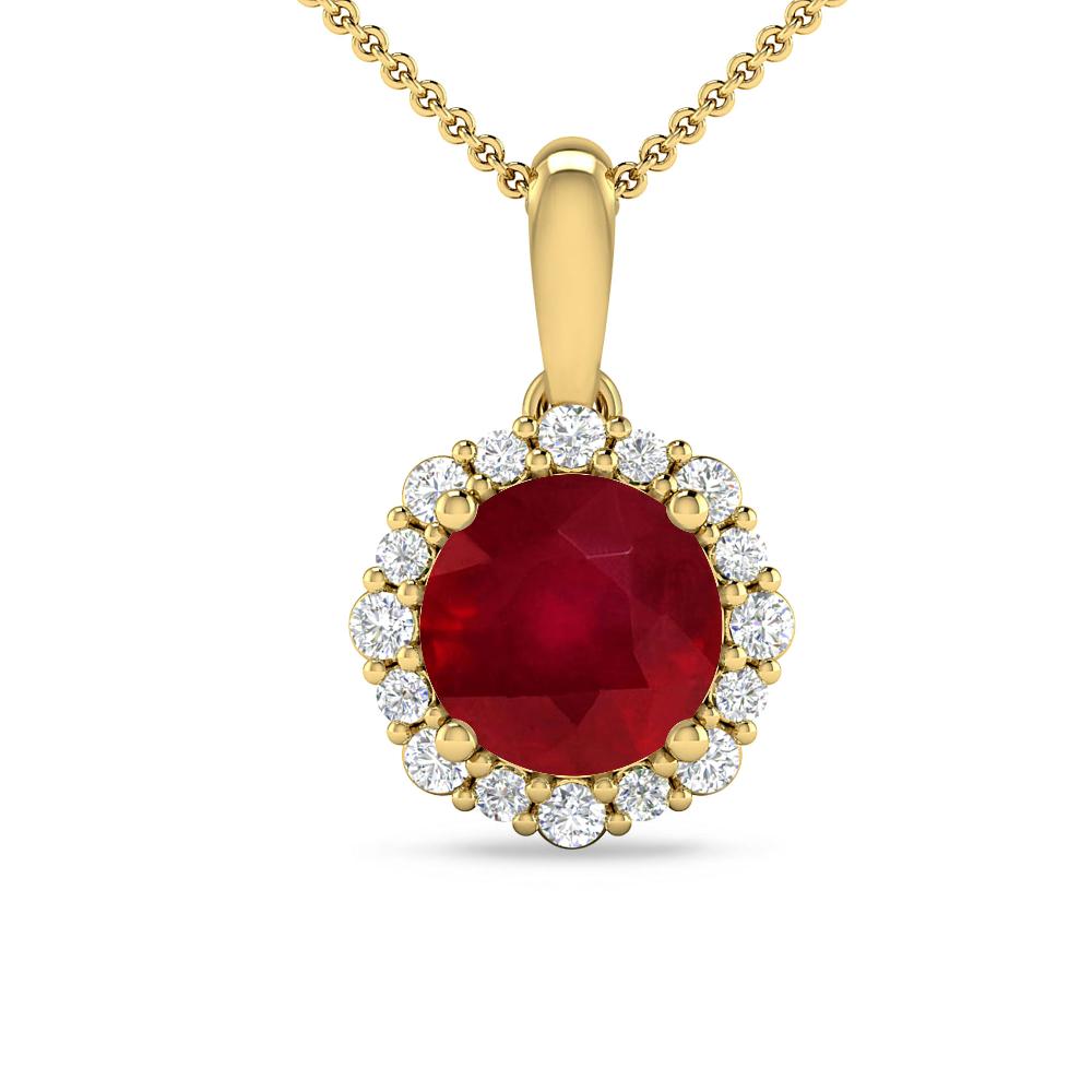 Yellow Gold - Ruby