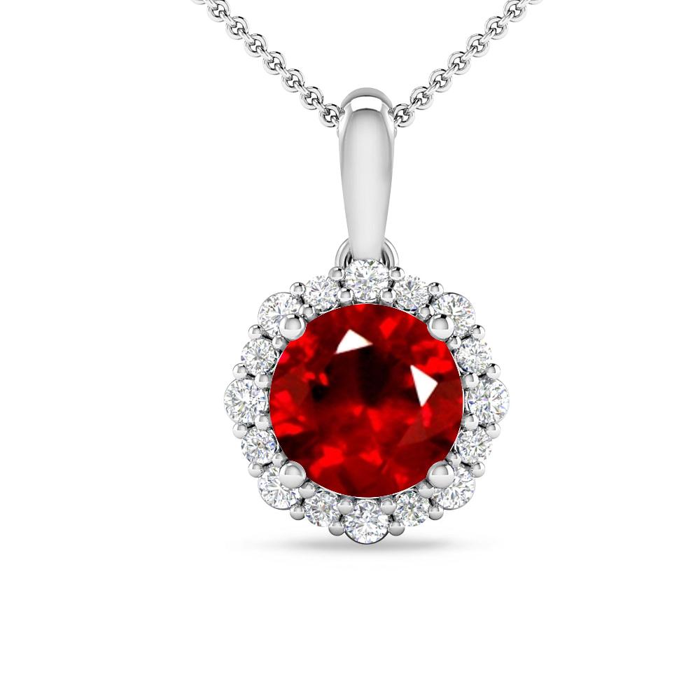 White Gold - Ruby