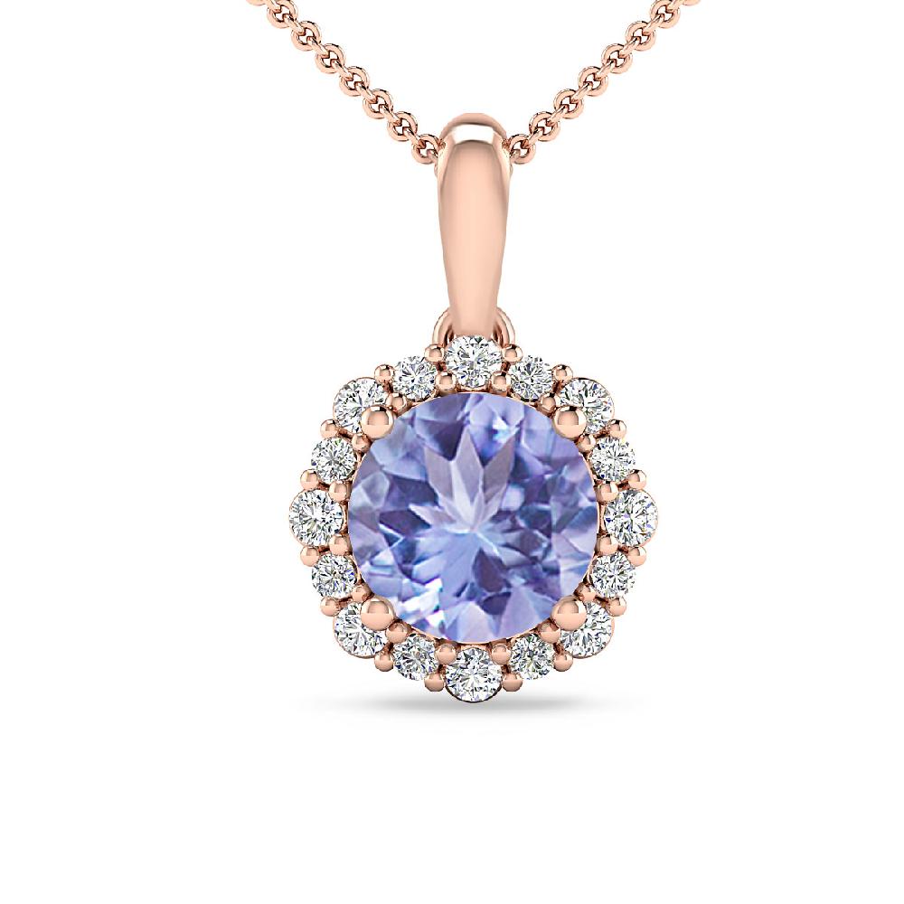 Rose Gold - Tanzanite