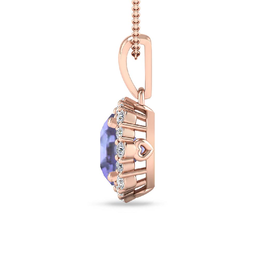 Rose Gold - Tanzanite