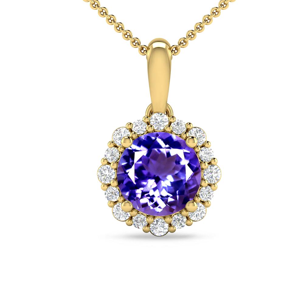 Yellow Gold - Tanzanite