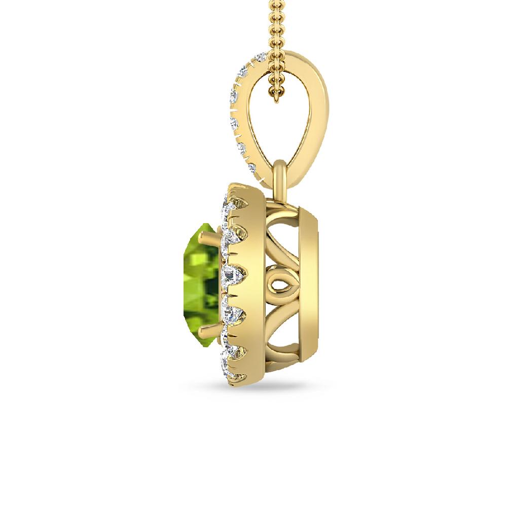 Yellow Gold - Peridot