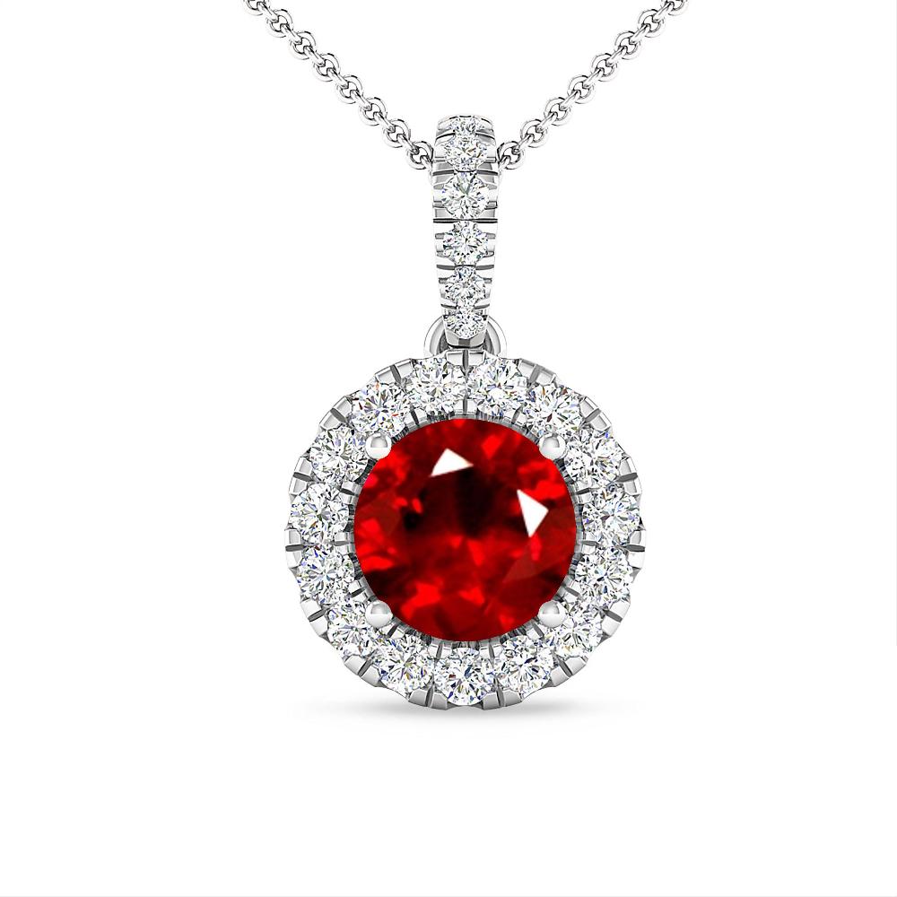 White Gold - Ruby