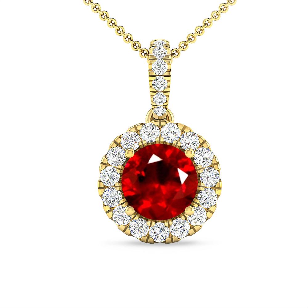 Yellow Gold - Ruby