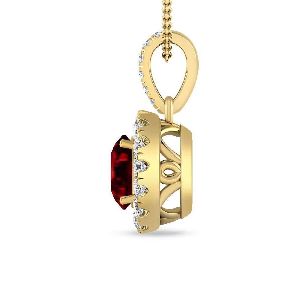 Yellow Gold - Ruby