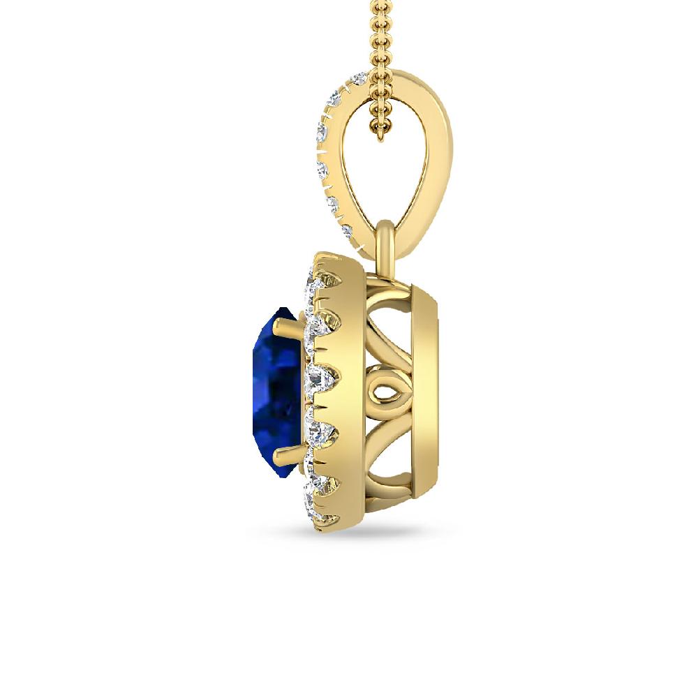 Yellow Gold - Sapphire