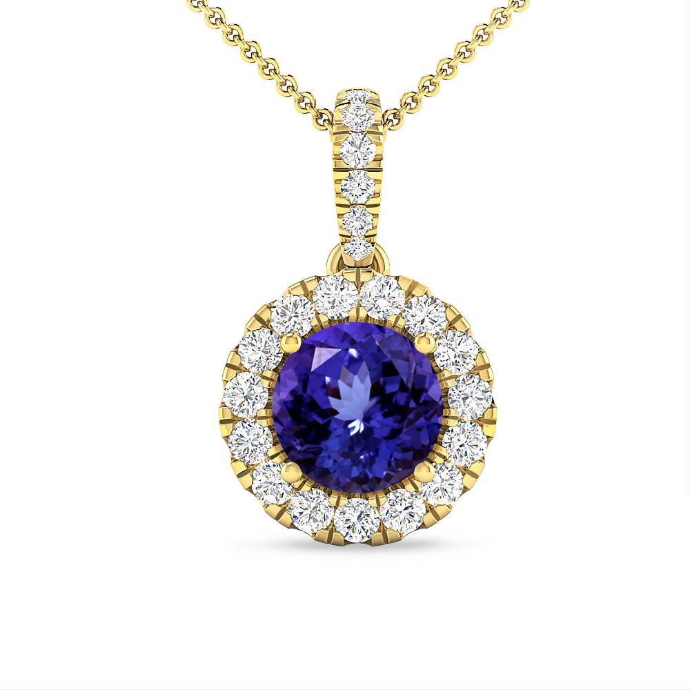 Yellow Gold - Tanzanite