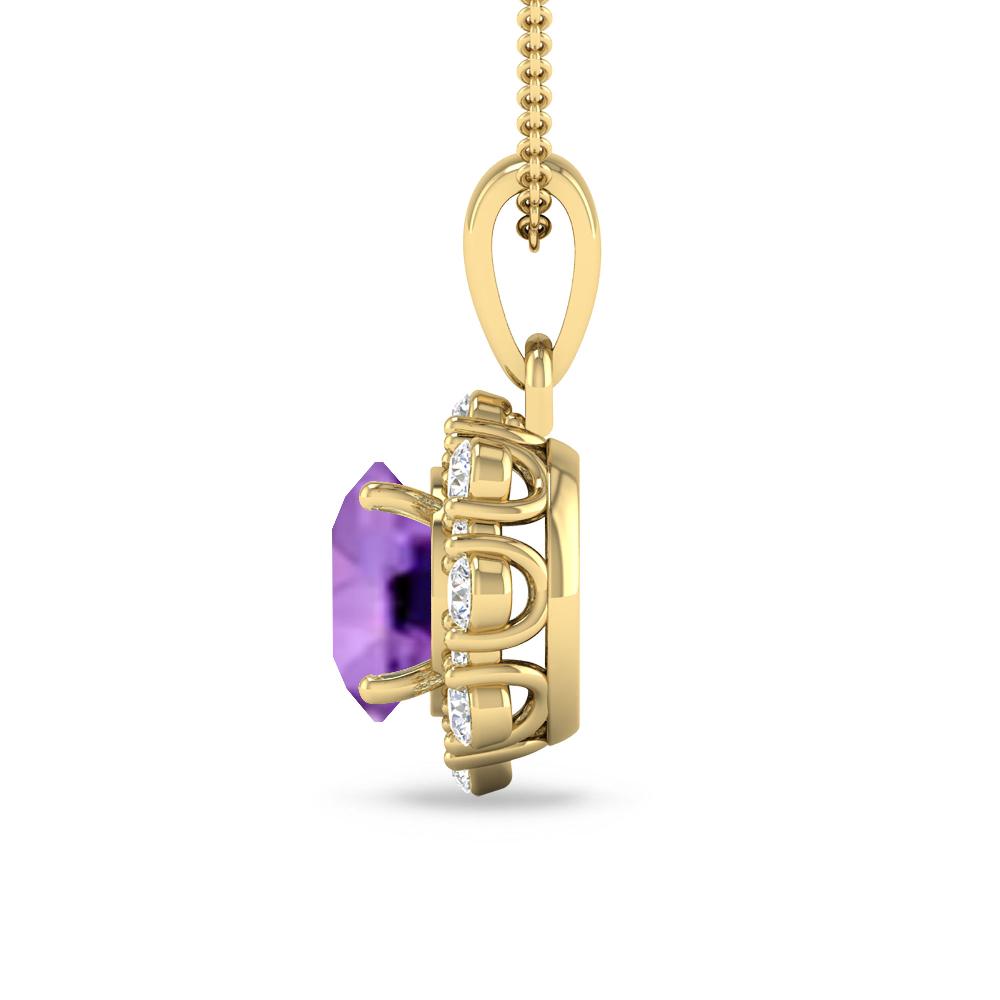 Yellow Gold - Amethyst