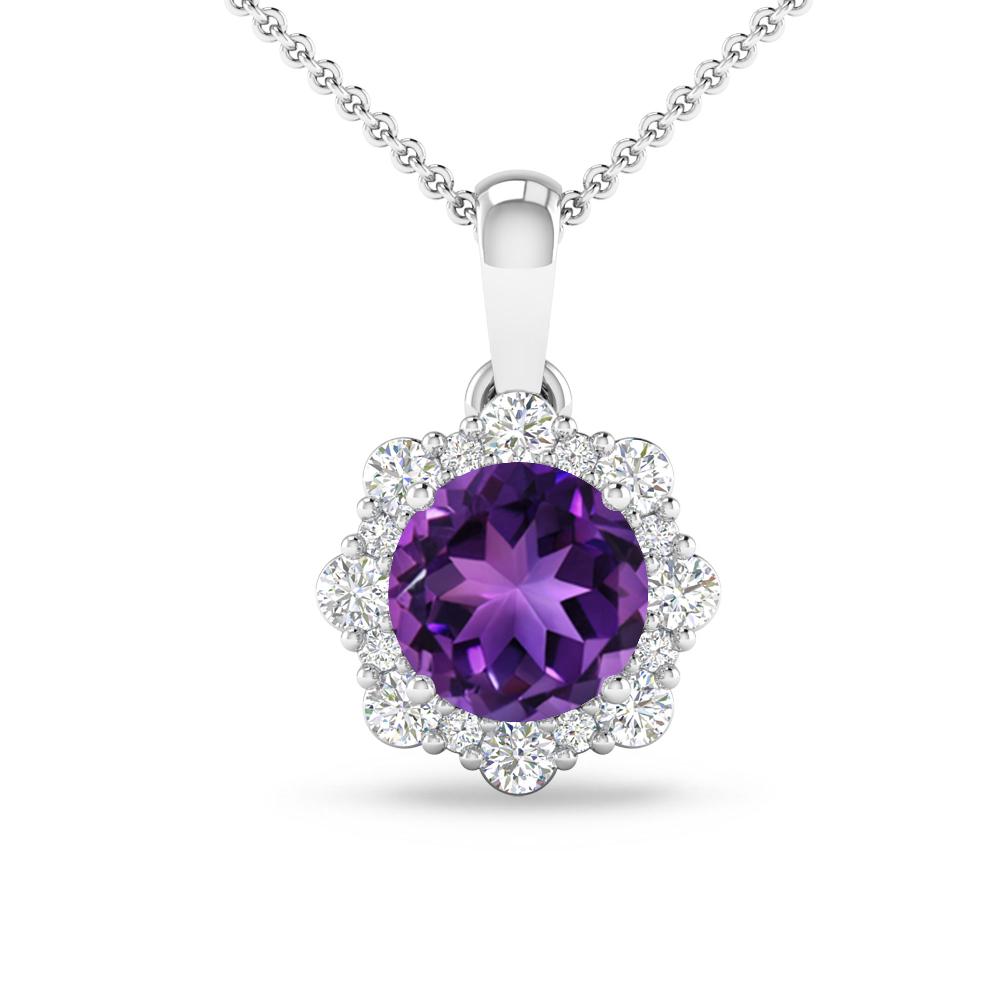 White Gold - Amethyst