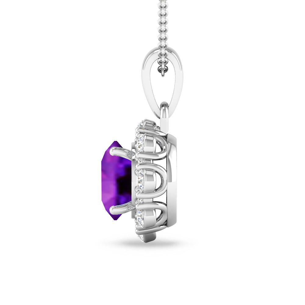 White Gold - Amethyst