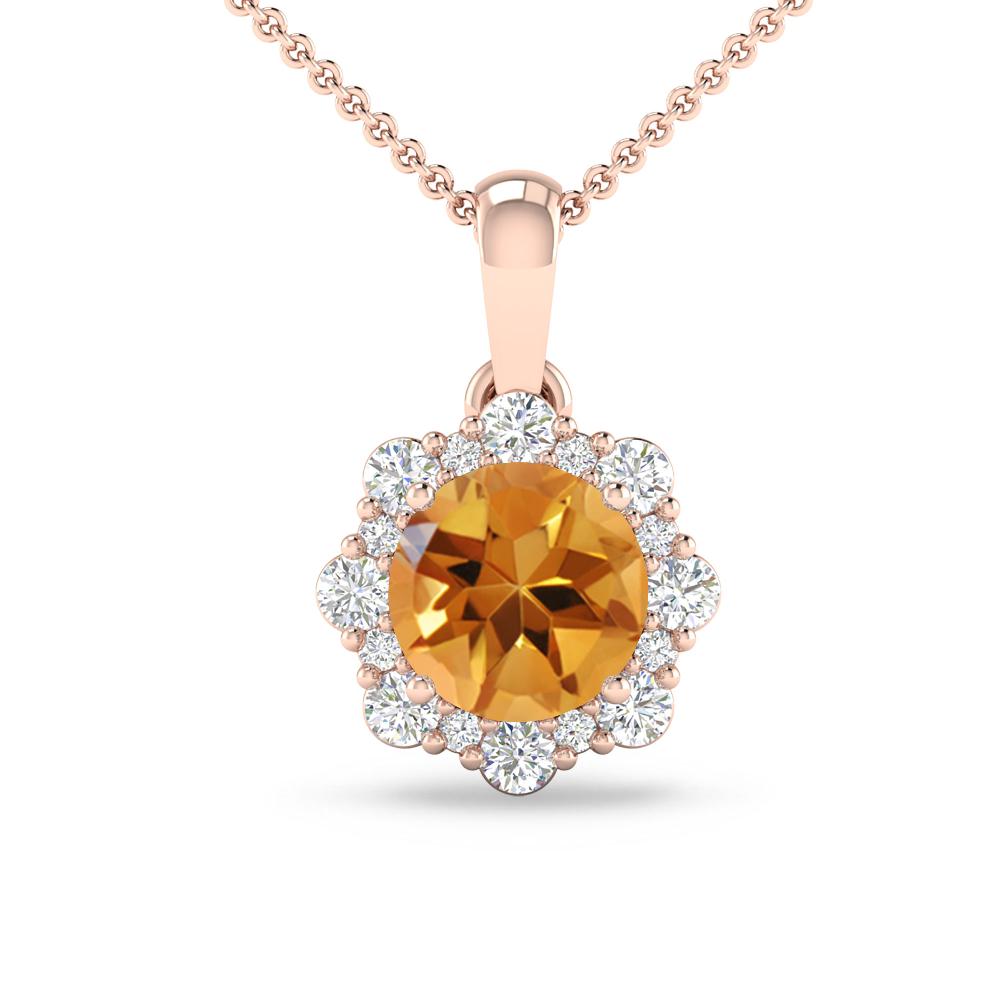 Rose Gold - Citrine