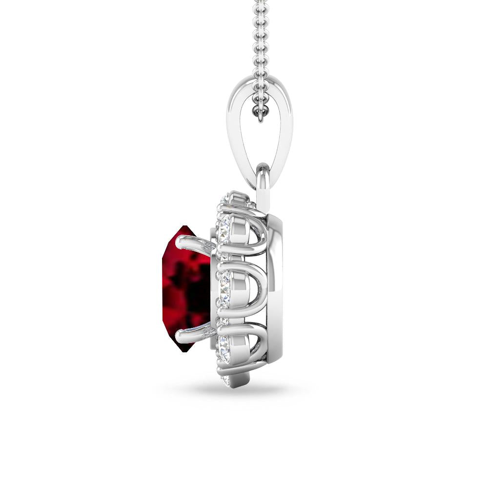 White Gold - Garnet