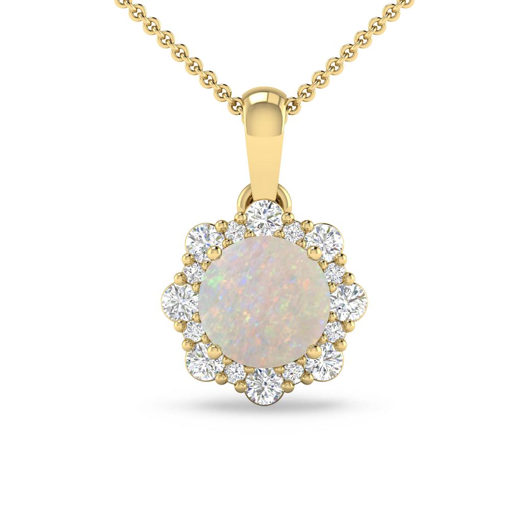 Yellow Gold - Opal