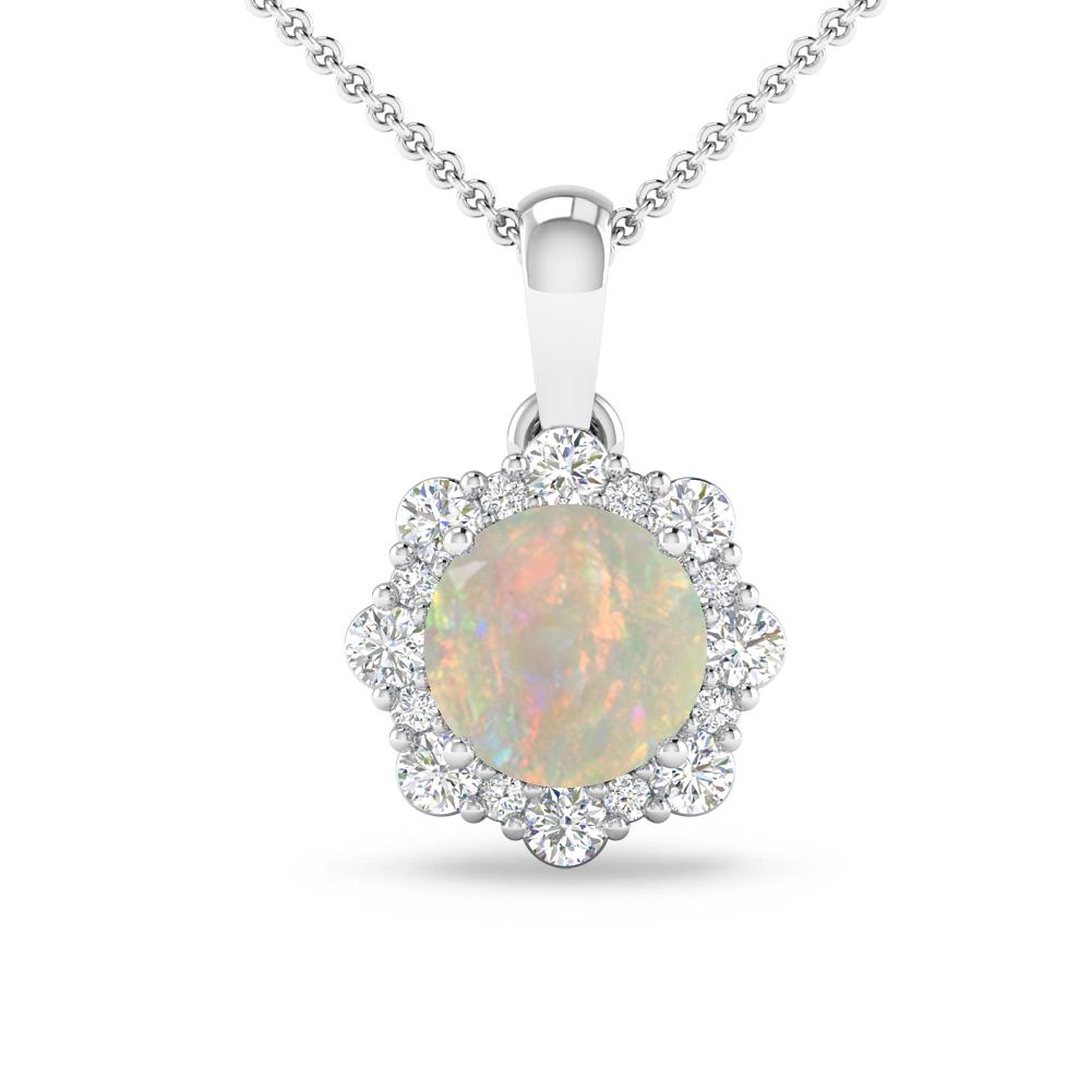 White Gold - Opal