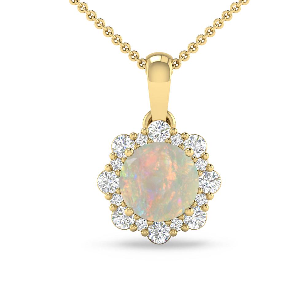 Yellow Gold - Opal