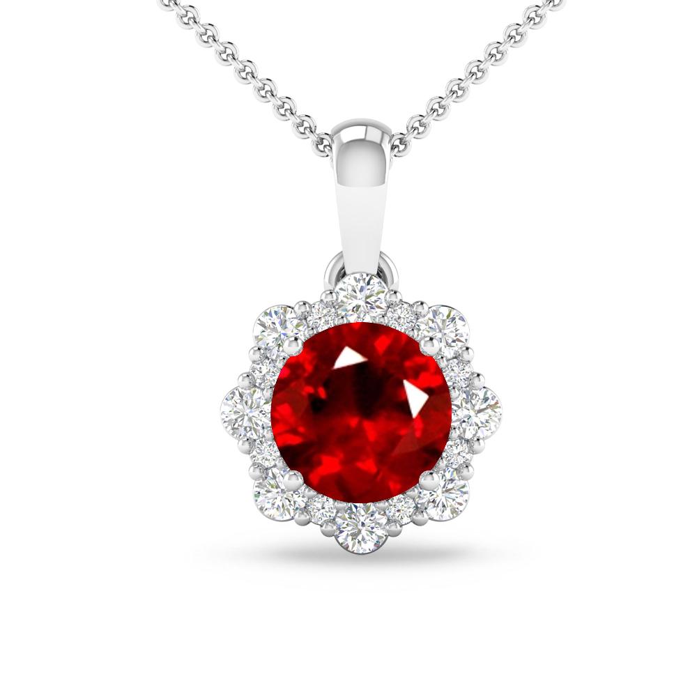 White Gold - Ruby