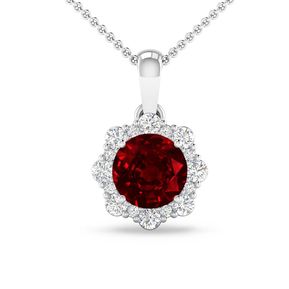 White Gold - Ruby