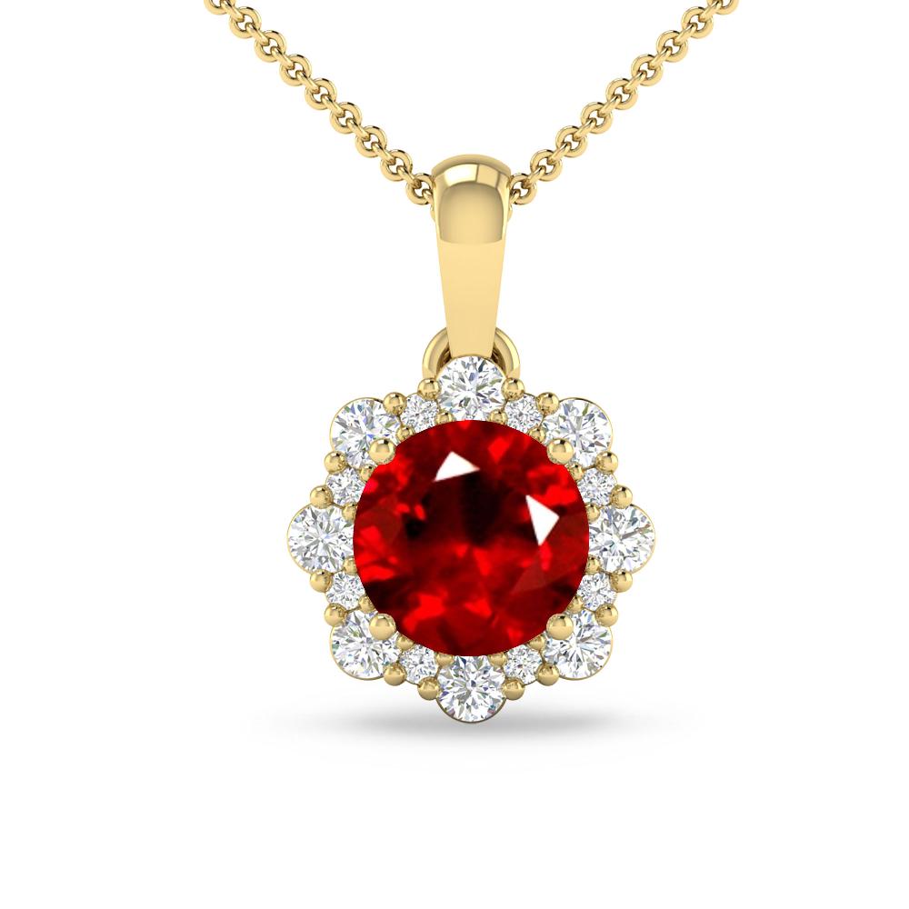 Yellow Gold - Ruby