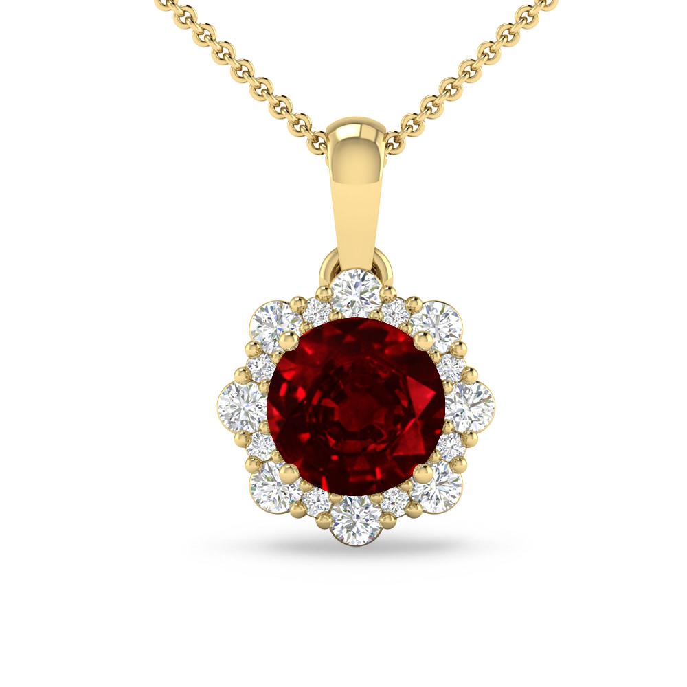 Yellow Gold - Ruby