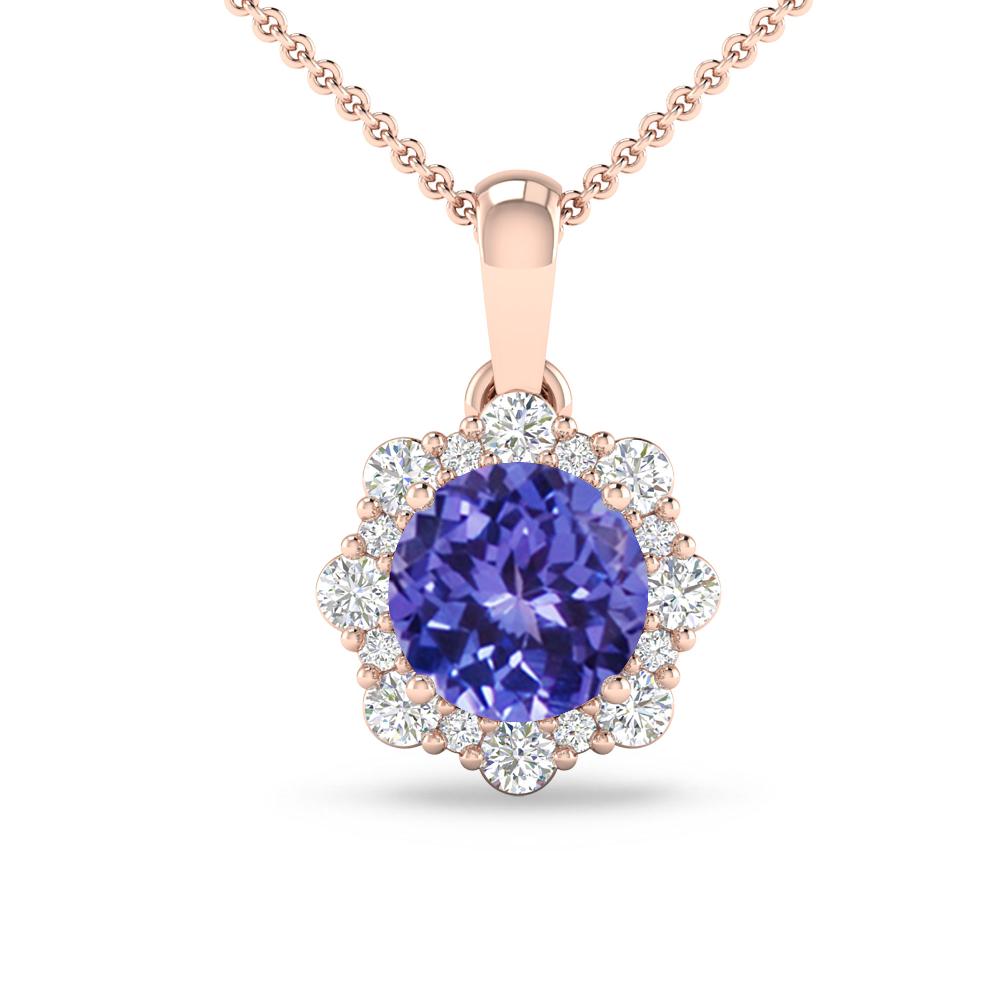 Rose Gold - Tanzanite