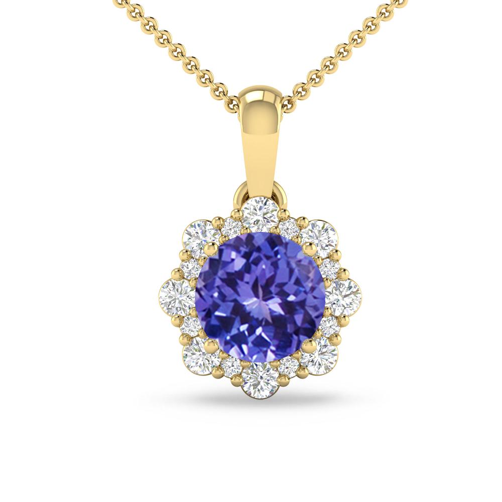 Yellow Gold - Tanzanite