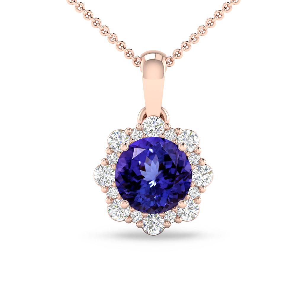 Rose Gold - Tanzanite