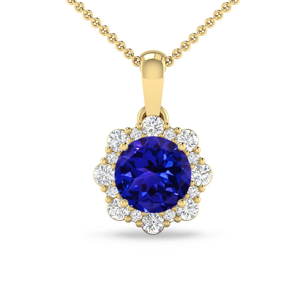 Yellow Gold - Tanzanite