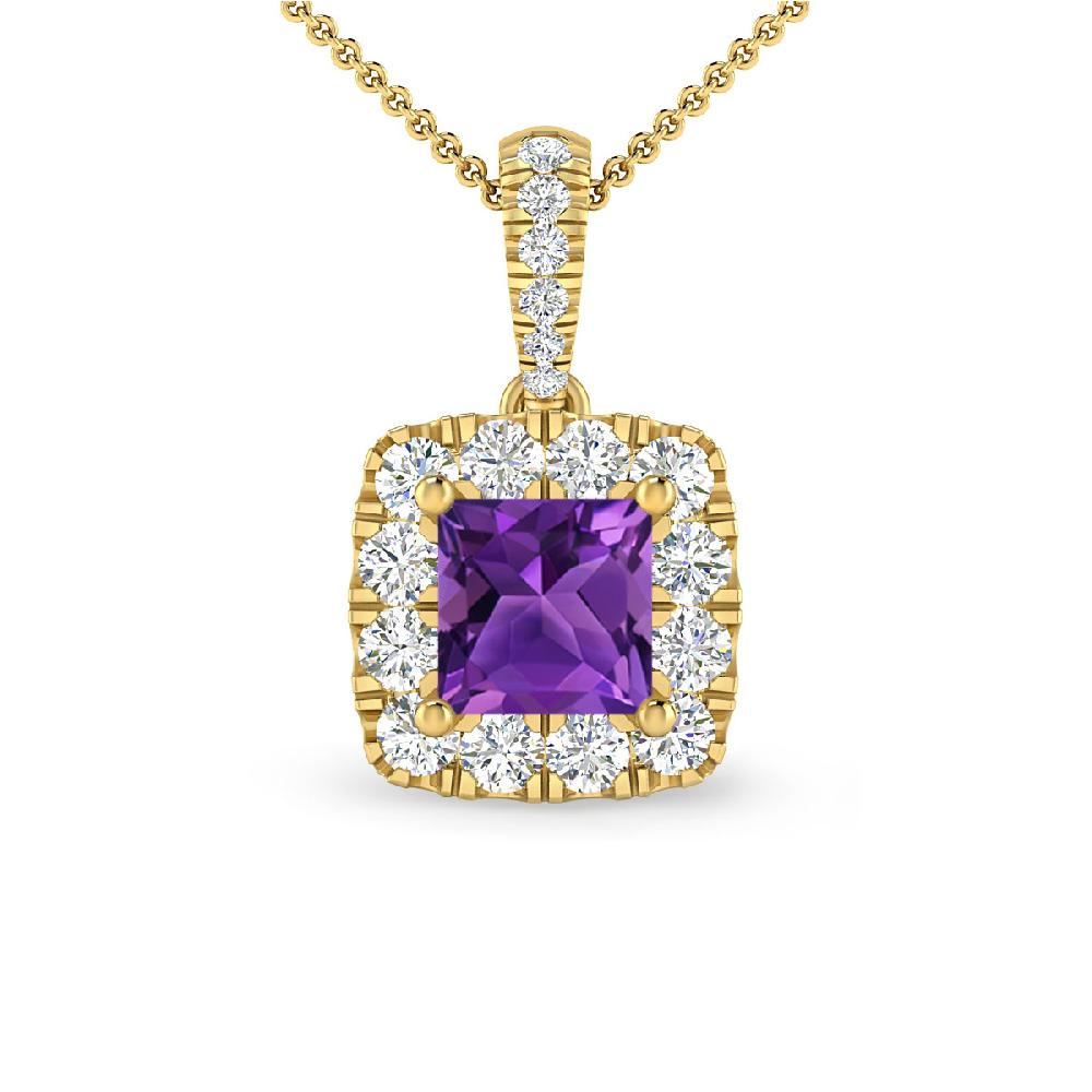 Yellow Gold - Amethyst