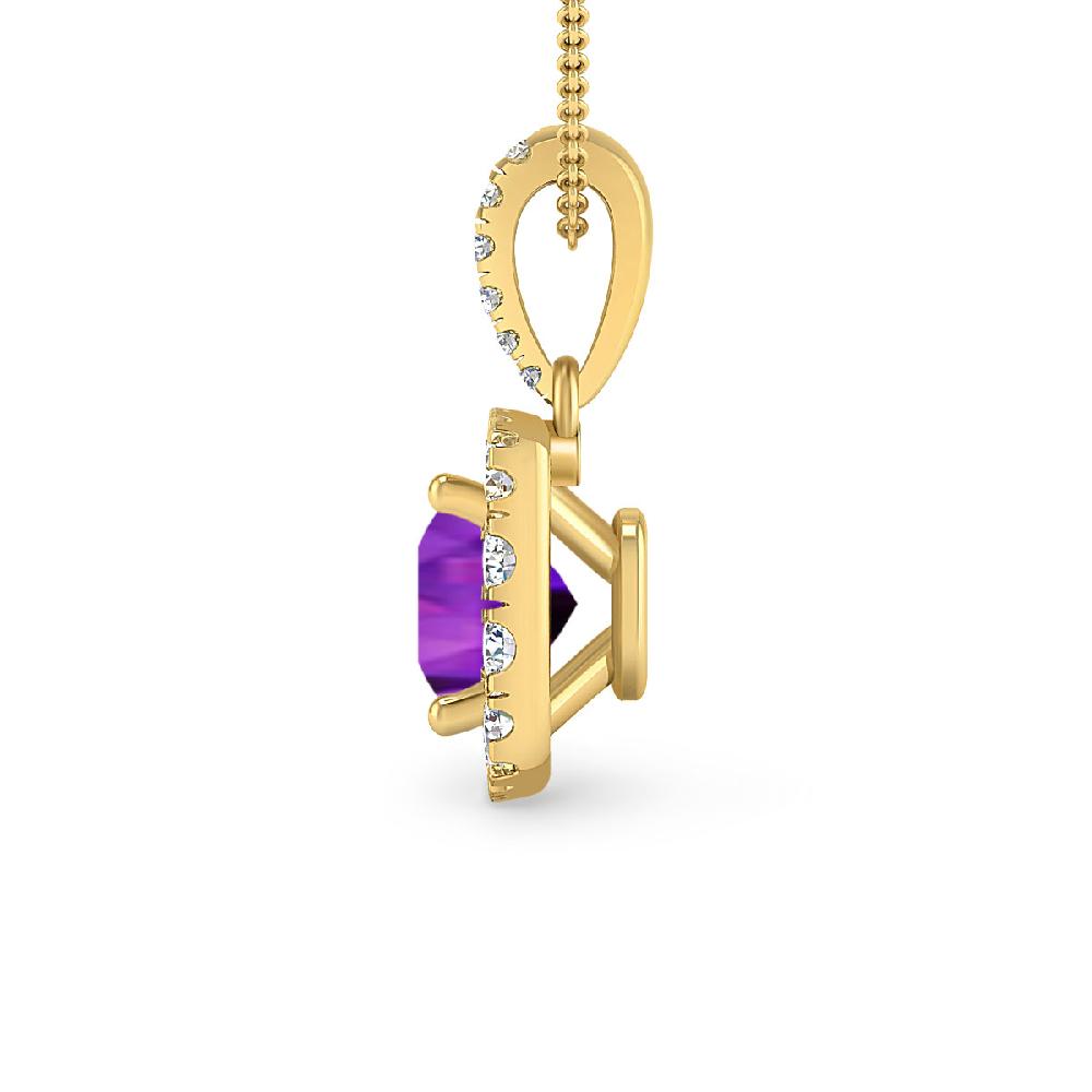 Yellow Gold - Amethyst