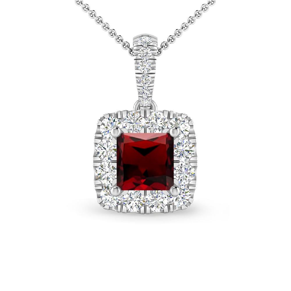 White Gold - Garnet