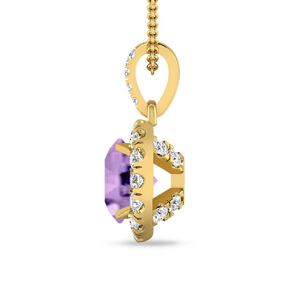 Yellow Gold - Amethyst