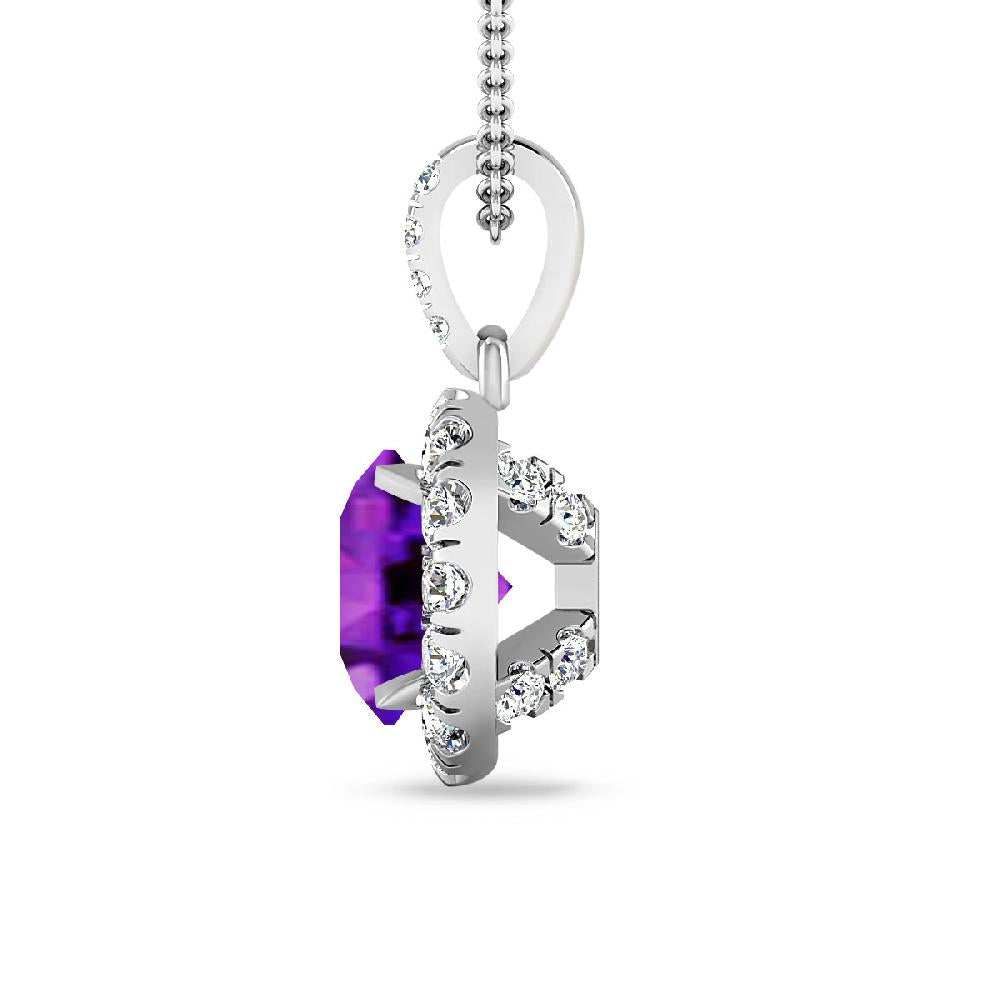 White Gold - Amethyst