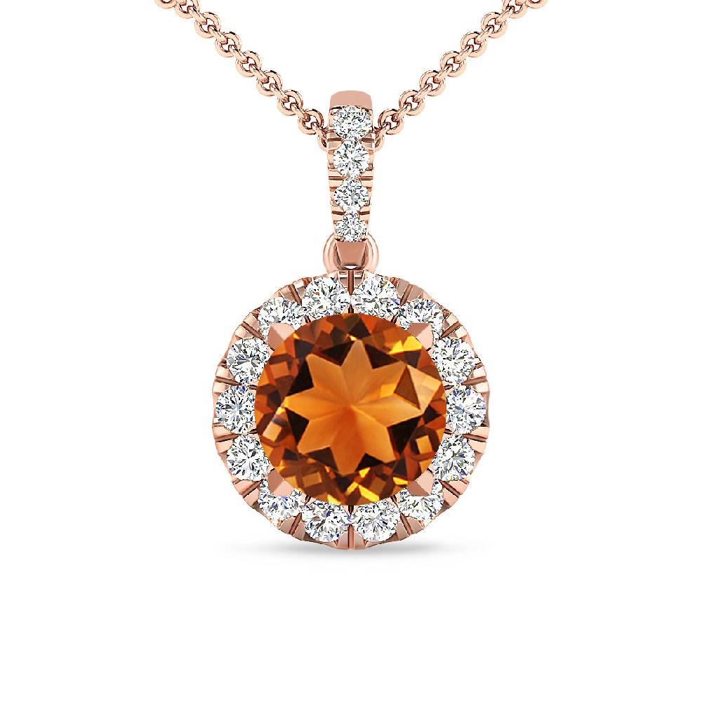 Rose Gold - Citrine