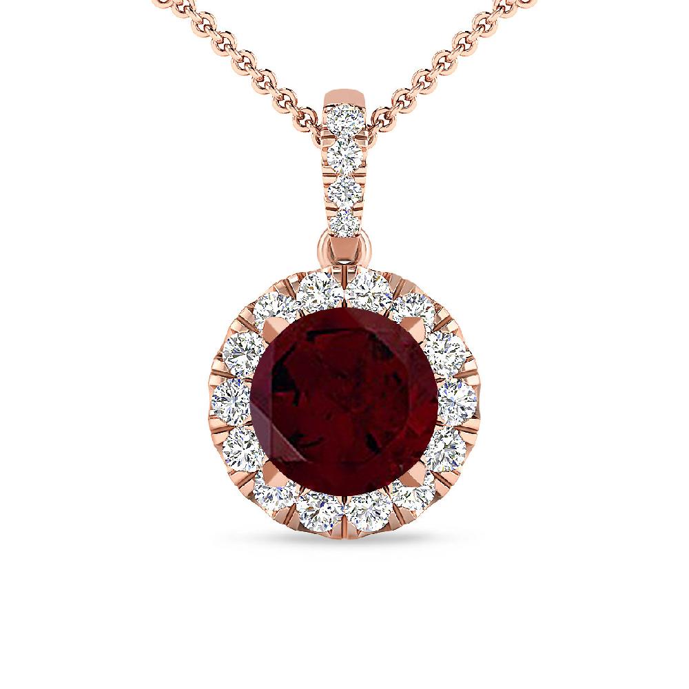 Rose Gold - Garnet