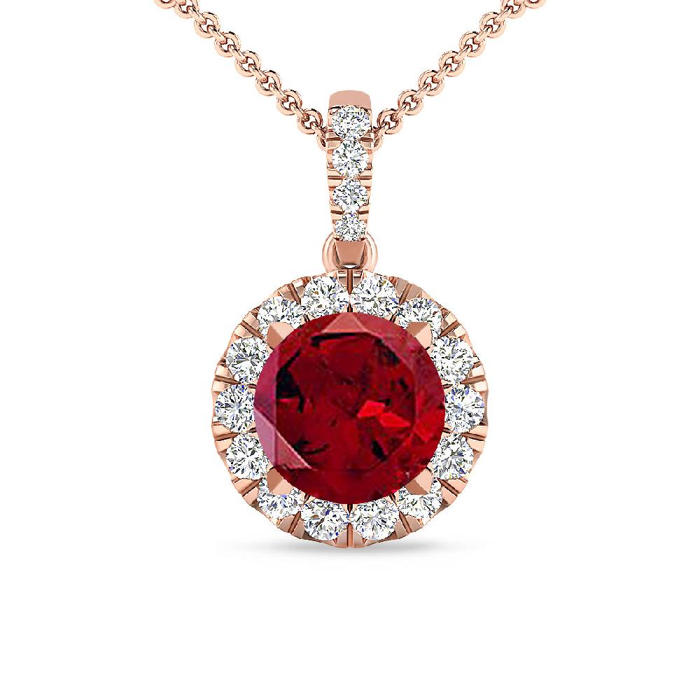 Rose Gold - Garnet