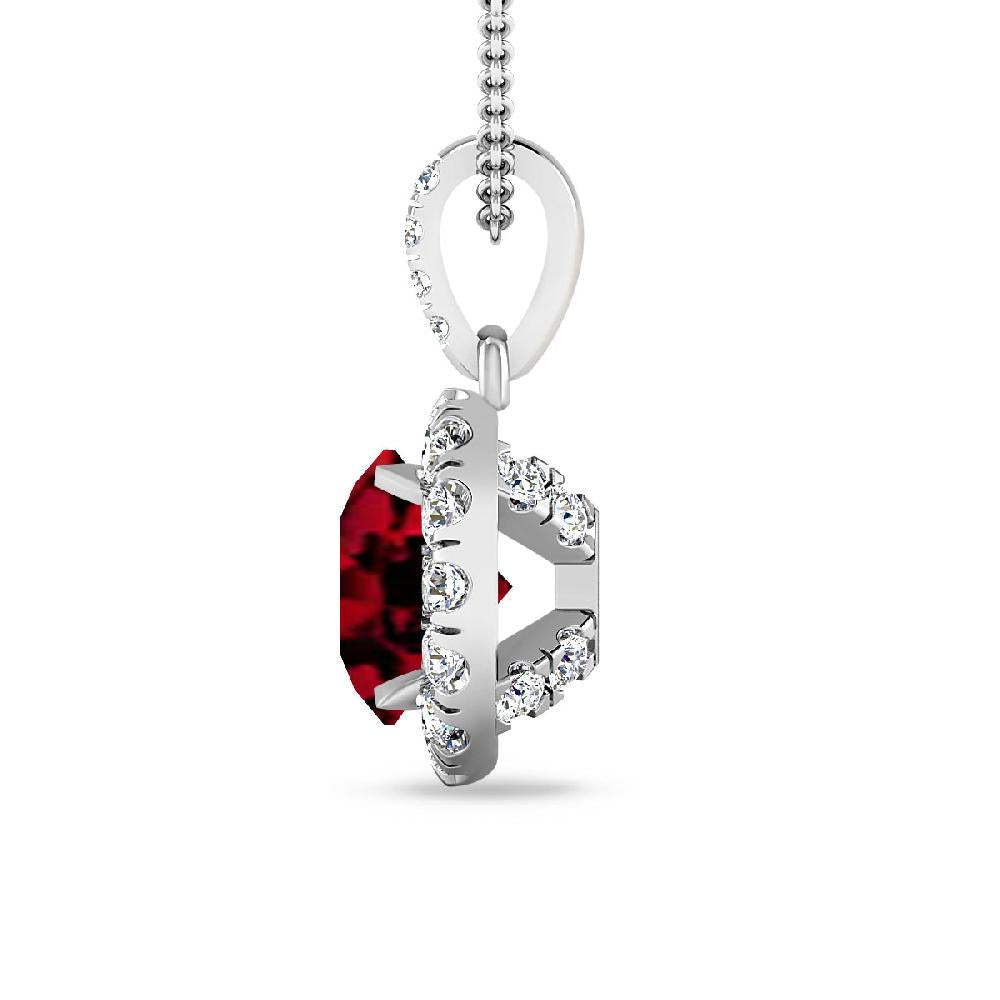 White Gold - Garnet