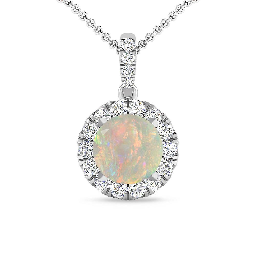 White Gold - Opal