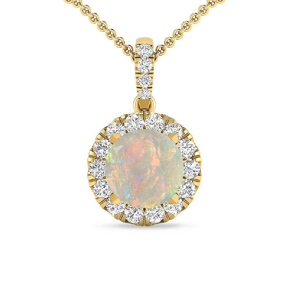 Yellow Gold - Opal