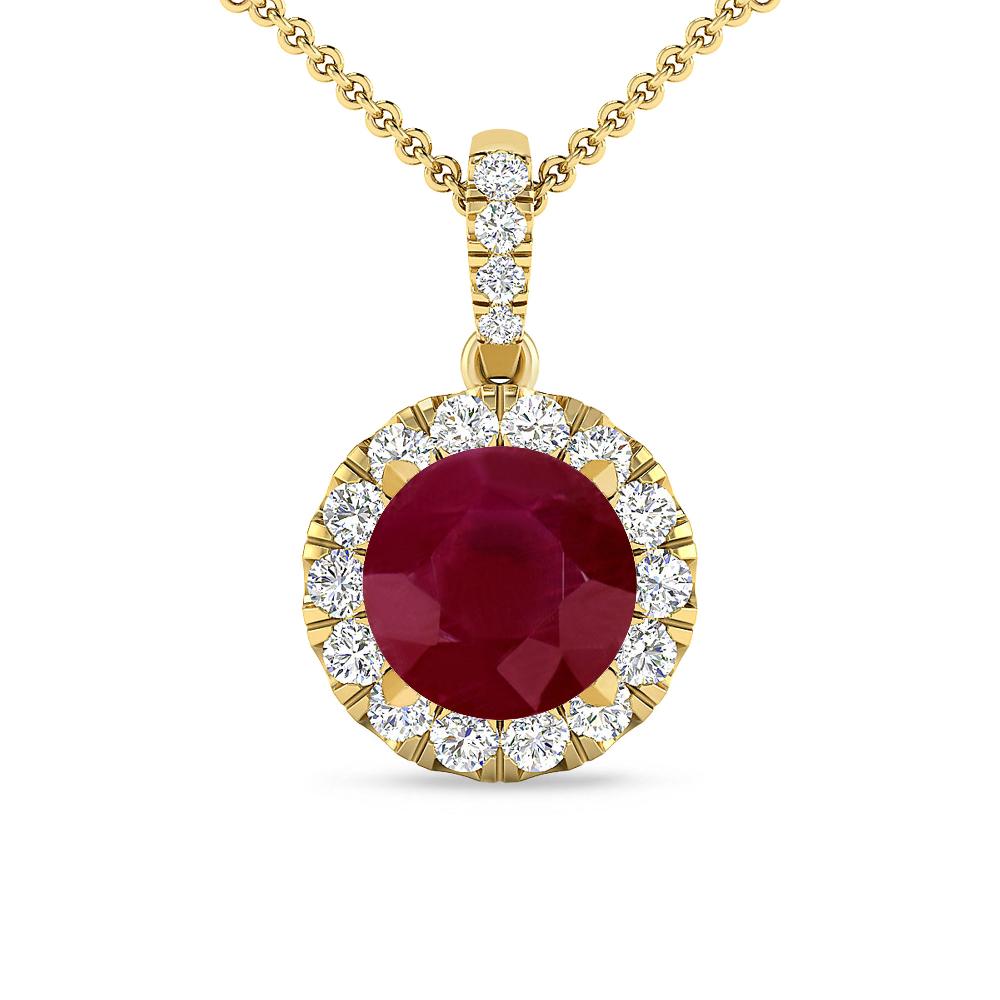 Yellow Gold - Ruby