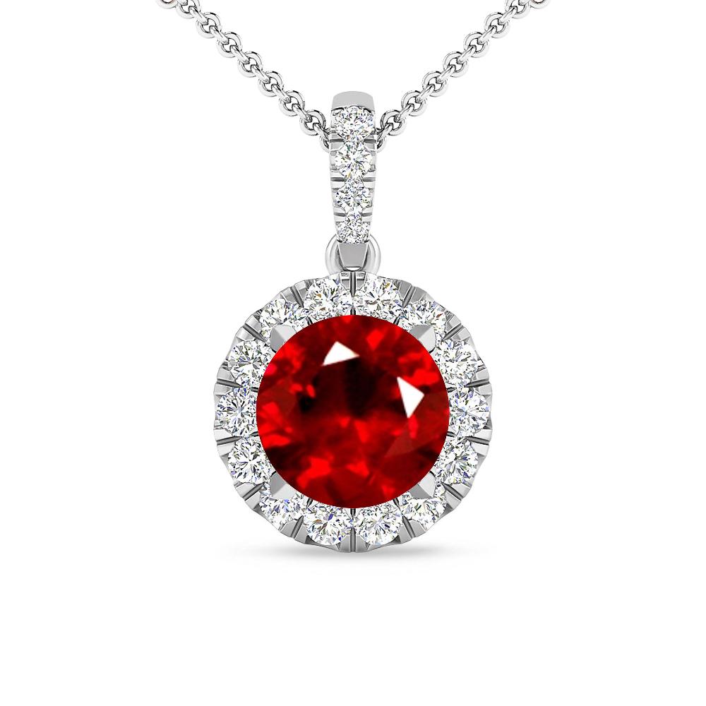 White Gold - Ruby